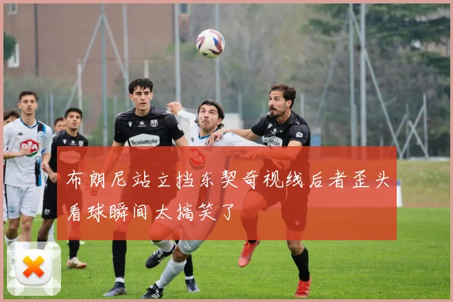 布朗尼站立挡东契奇视线后者歪头看球瞬间太搞笑了